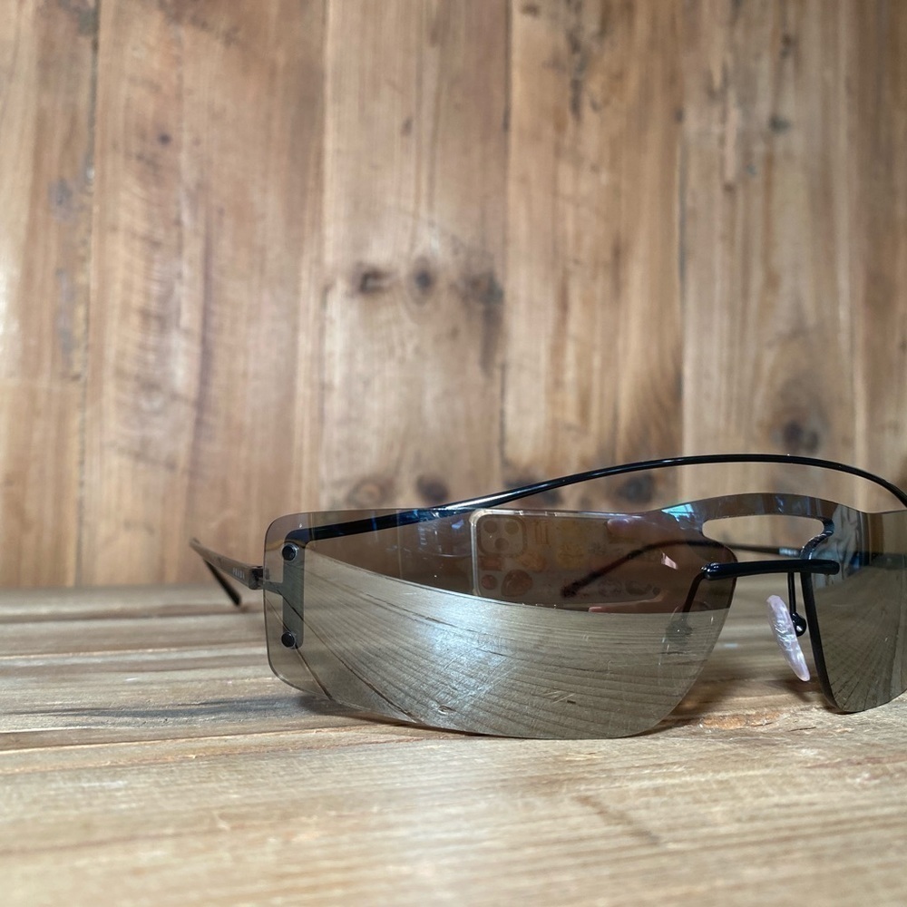 Prada Rectangle Sunglasses Black - image 3